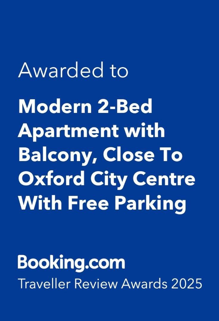 Modern 2-Bed Apartment With Balcony, Close To Oxford City Centre With Free Parking Ngoại thất bức ảnh